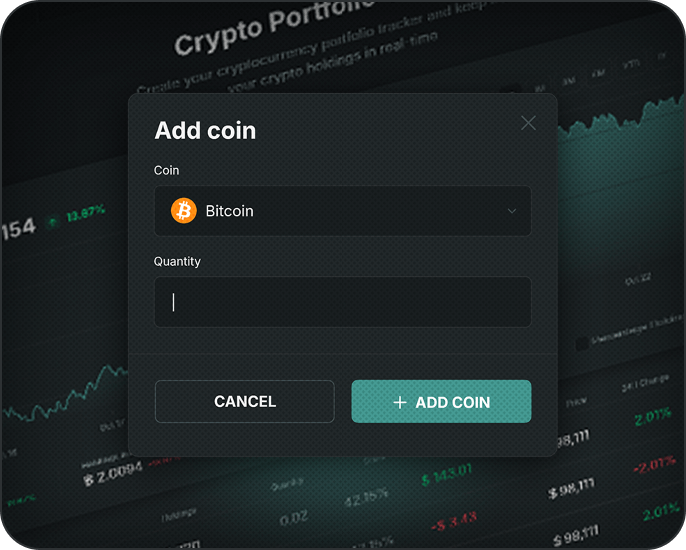 Image of Add Coin feature