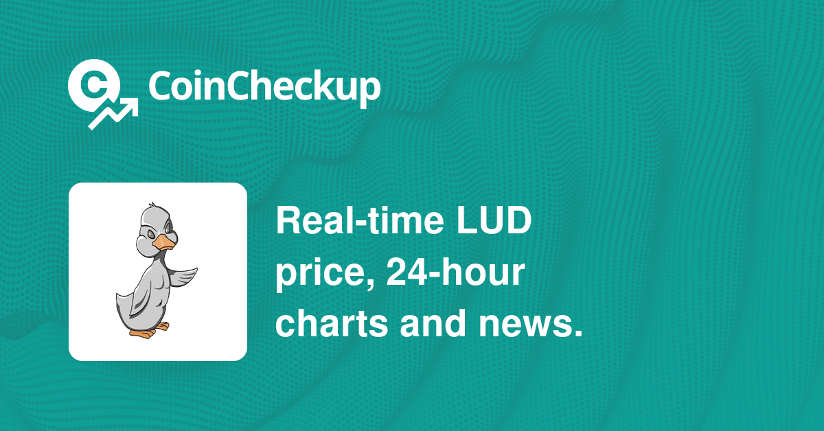 Little Ugly Duck Price: LUD Live Price Chart, Market Cap & News Today