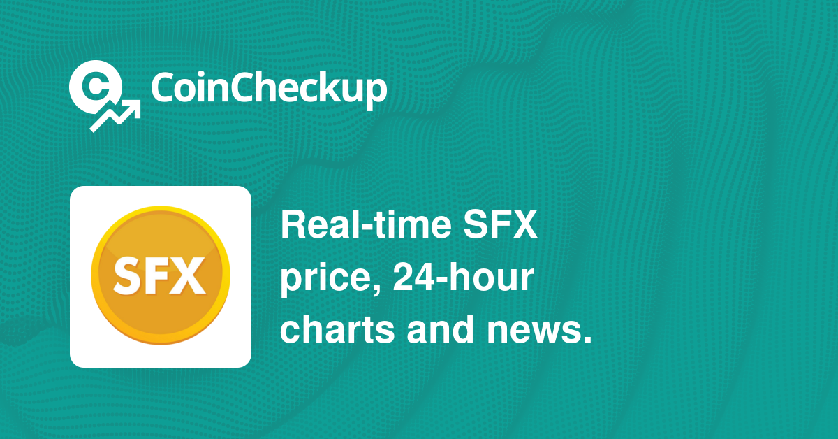 SimpleFX Coin Price Today Market Cap SFX Price Chart CoinCheckup