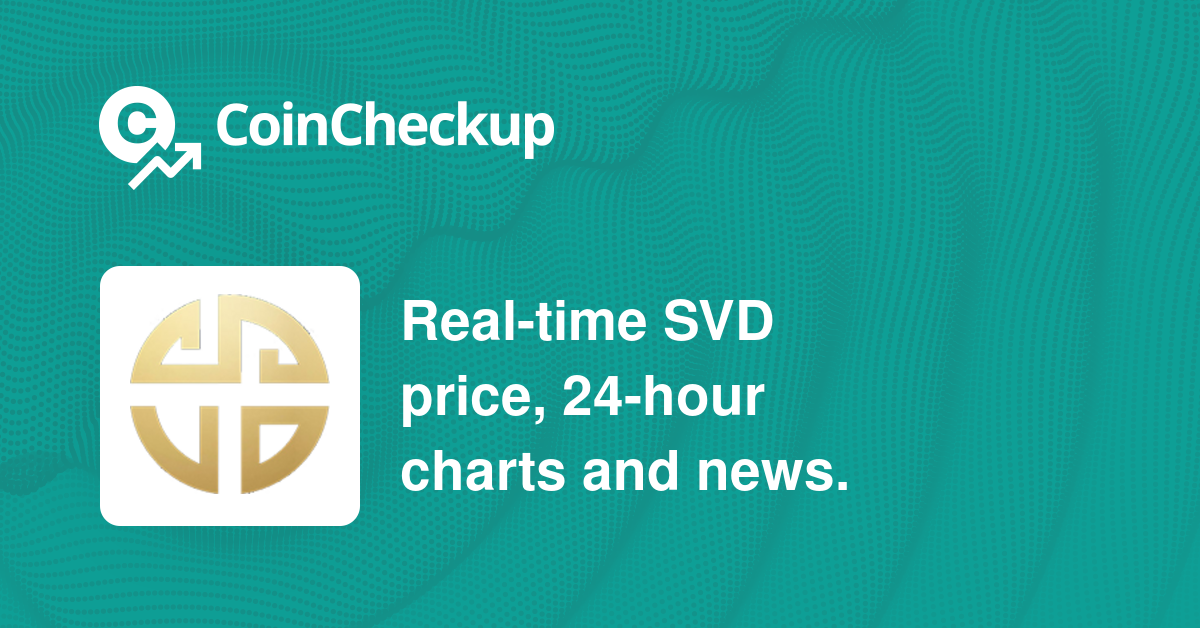 svd price crypto