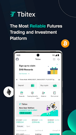 Tbitex Mobile Application