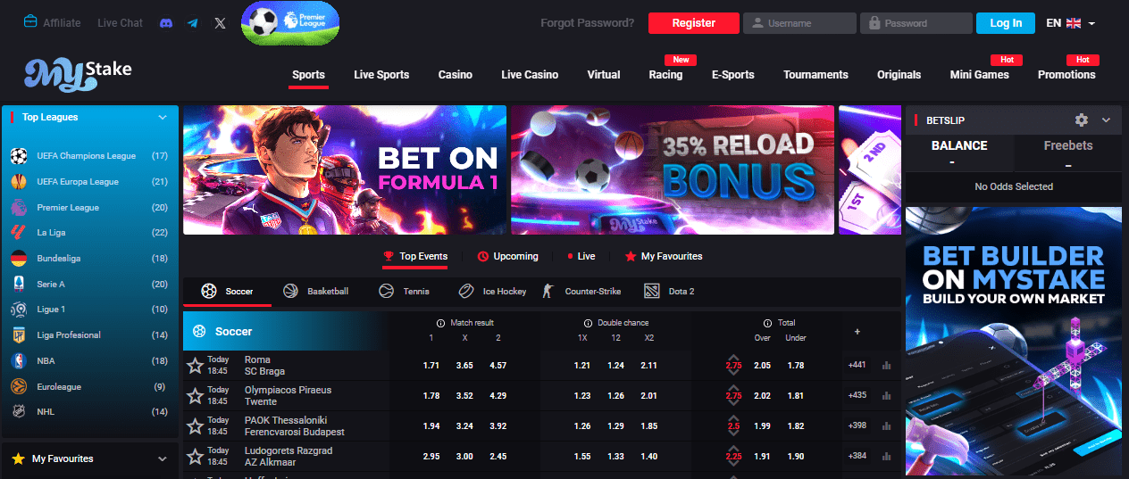 MyStake sportsbook