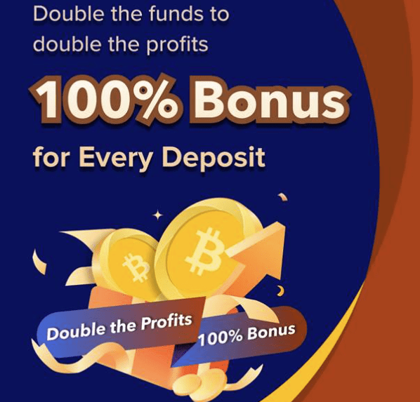 BexBack 100% deposit bonus