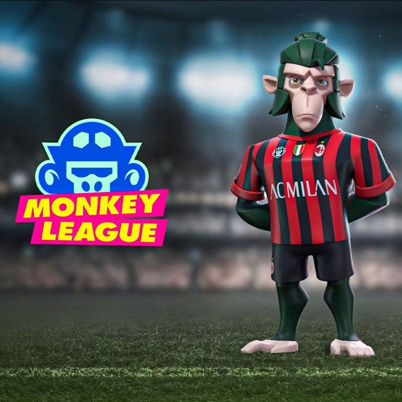 MonkeyLeague AC Milan Player NFTs To Auction October 6th at Magic Eden