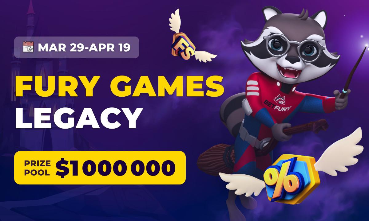 BetFury Launches iGaming Event With $1M Prize Pool