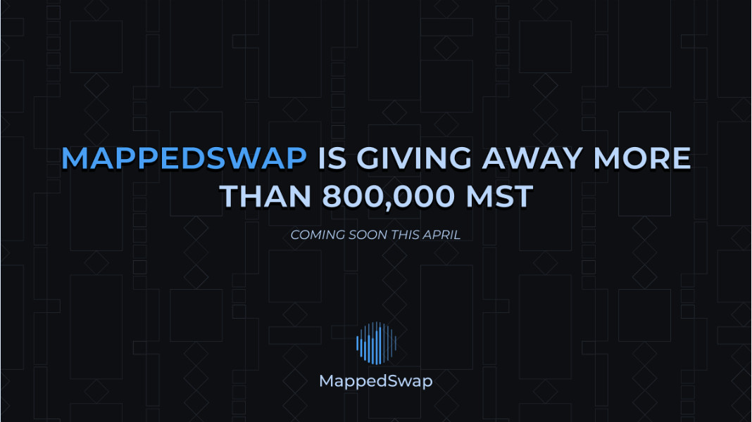 MappedSwap offre plus de 800 000 MST en avril - Blog CoinCheckup