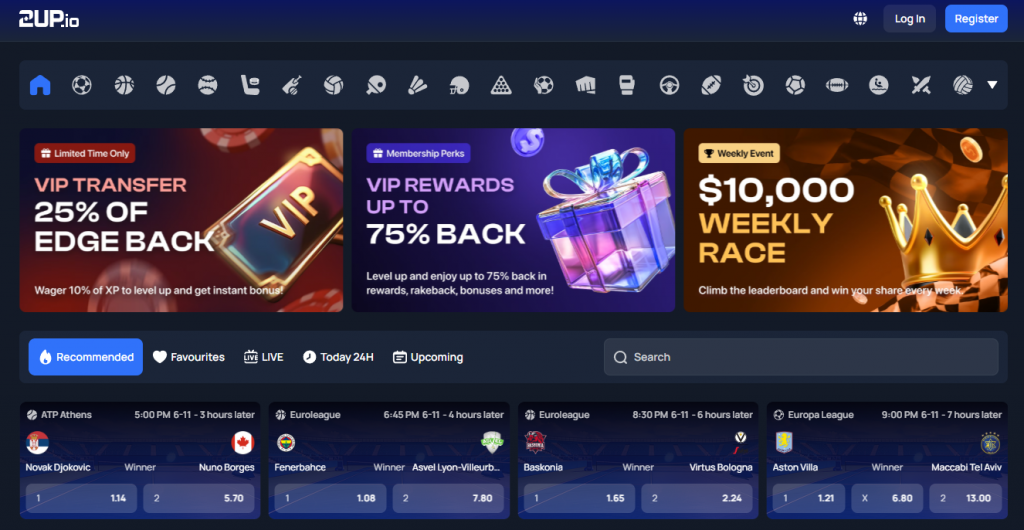 2up casino sportsbook