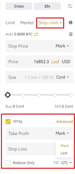 How to enable Take-Profit/ Stop-Loss orders on Binance Futures