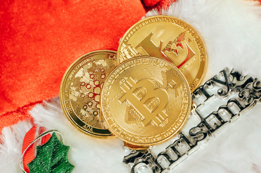 Bitcoin Litecoin Cardano Christmas