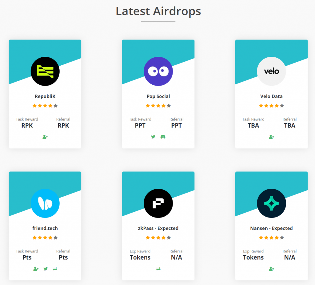 Freeairdrops io The 5 Best Websites for Crypto Airdrops in 2023 - CoinCheckup Blog