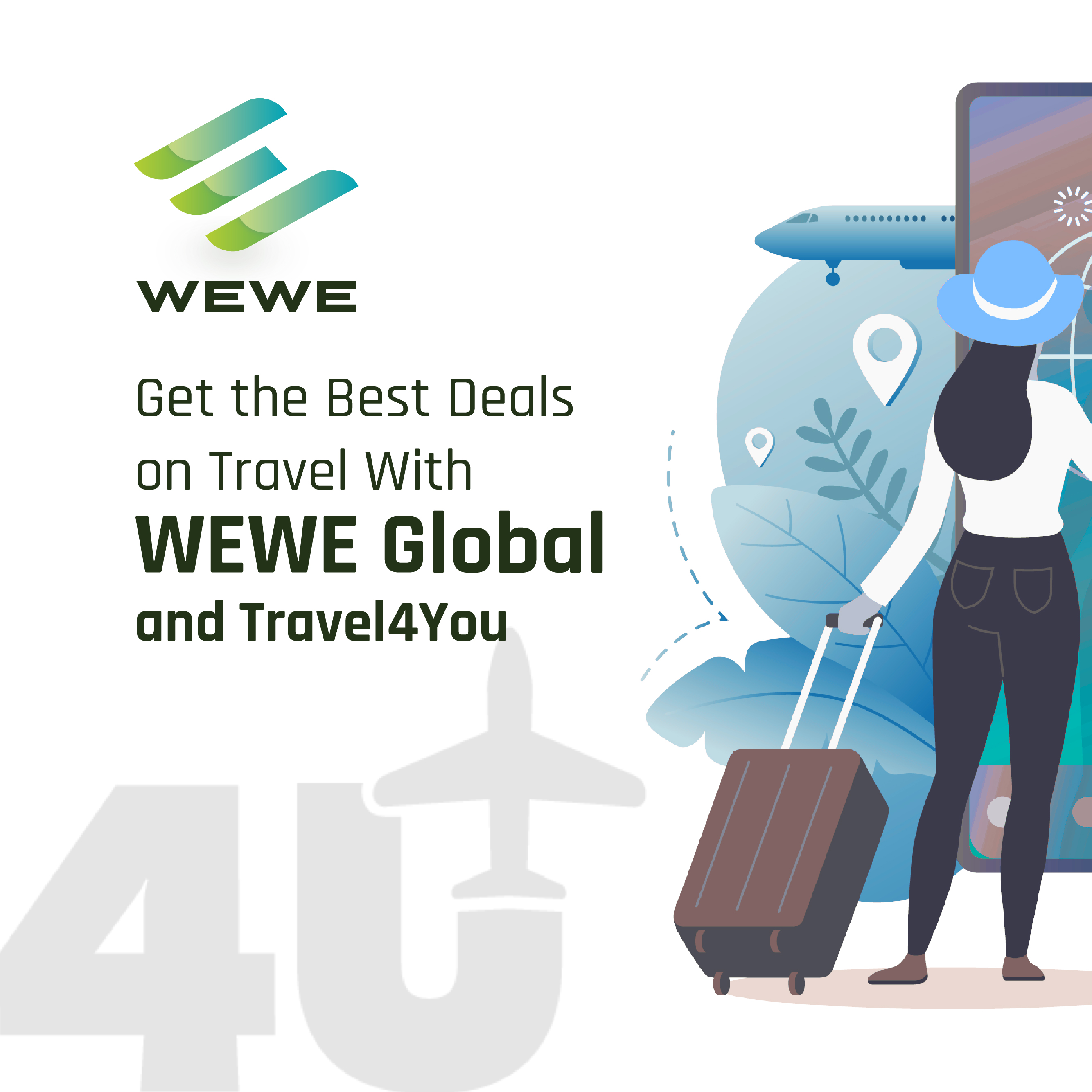 Get the Best Deals on Travel with WEWE Global and Travel4You – CoinCheckup Blog