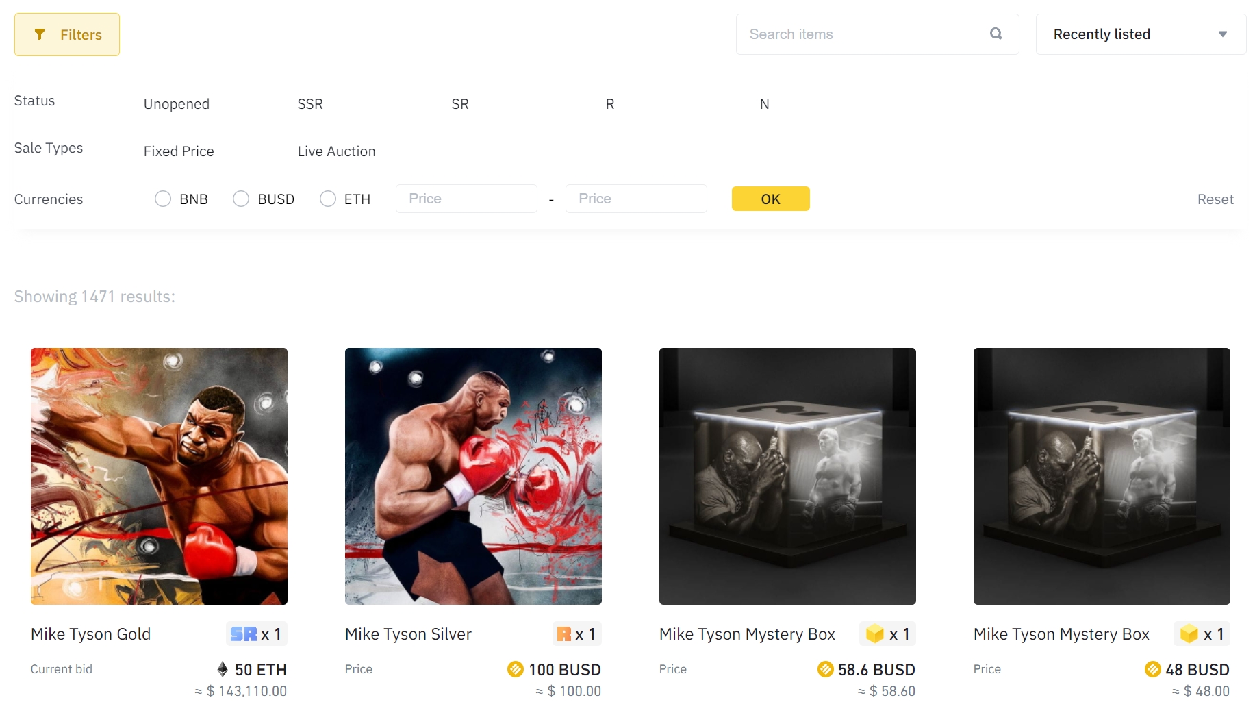 Comment acheter, ouvrir et vendre Mistery Box sur Binance NFT Marketplace ?