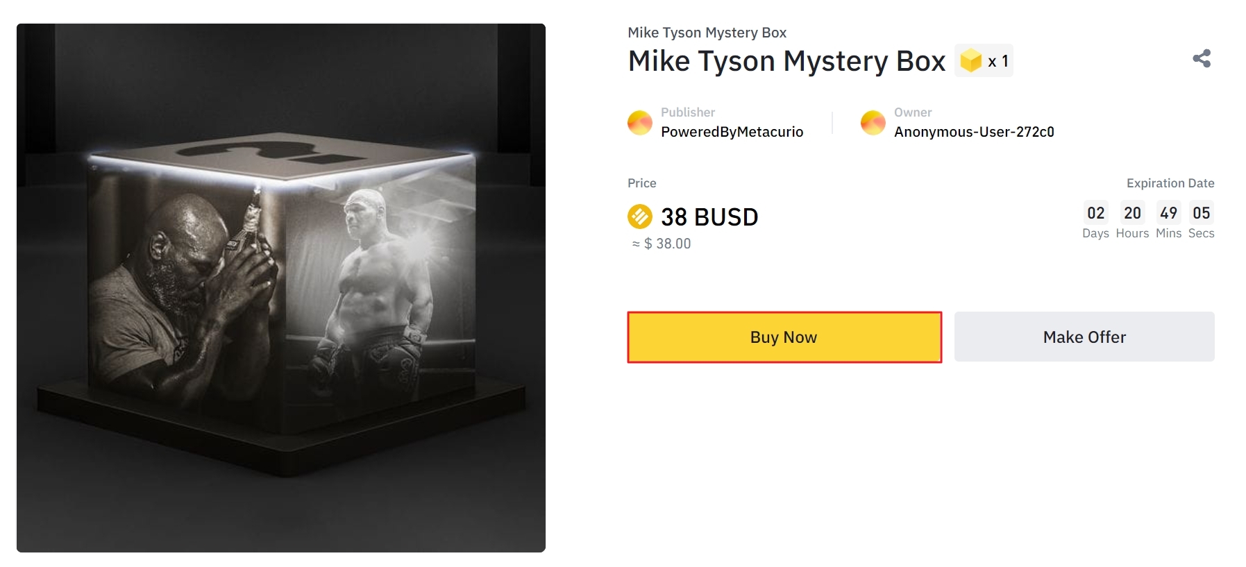 Comment acheter, ouvrir et vendre Mistery Box sur Binance NFT Marketplace ?