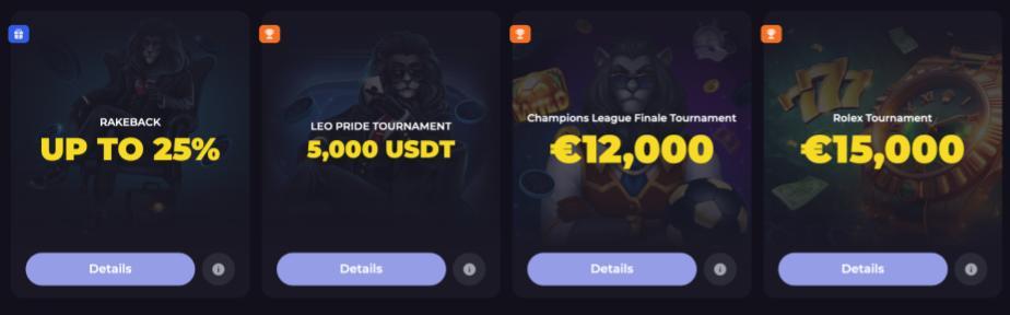 Image 5 Bonuses CryptoLeo: Top-Rated Crypto Online Casino With Over 3,000 Live Games & Sportsbooks - CoinCheckup Blog