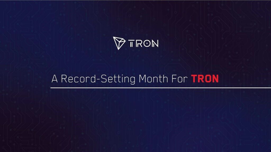 Tron Record-setting Month