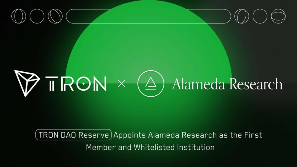 TRON DAO Reserve Alameda Research