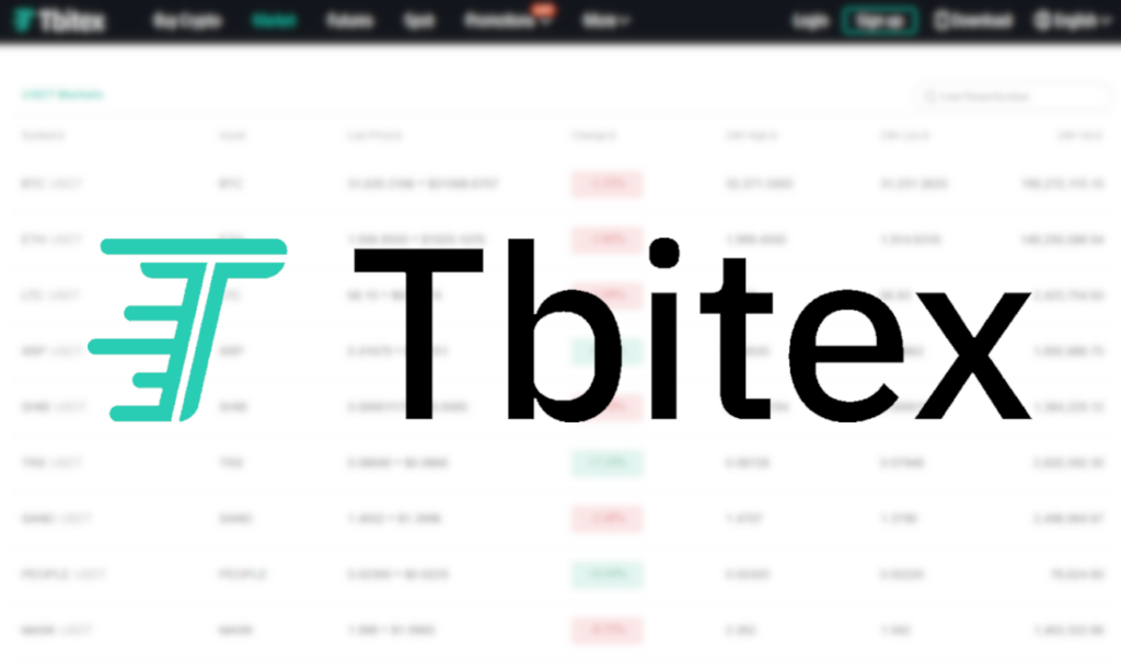 Tbitex cryptocurrency exchange cover
