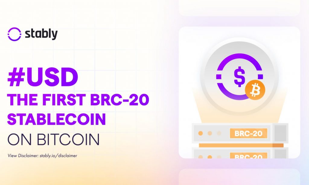 Lance de manière stable #USD en tant que premier Stablecoin BRC20 sur le réseau Bitcoin BlockBlog