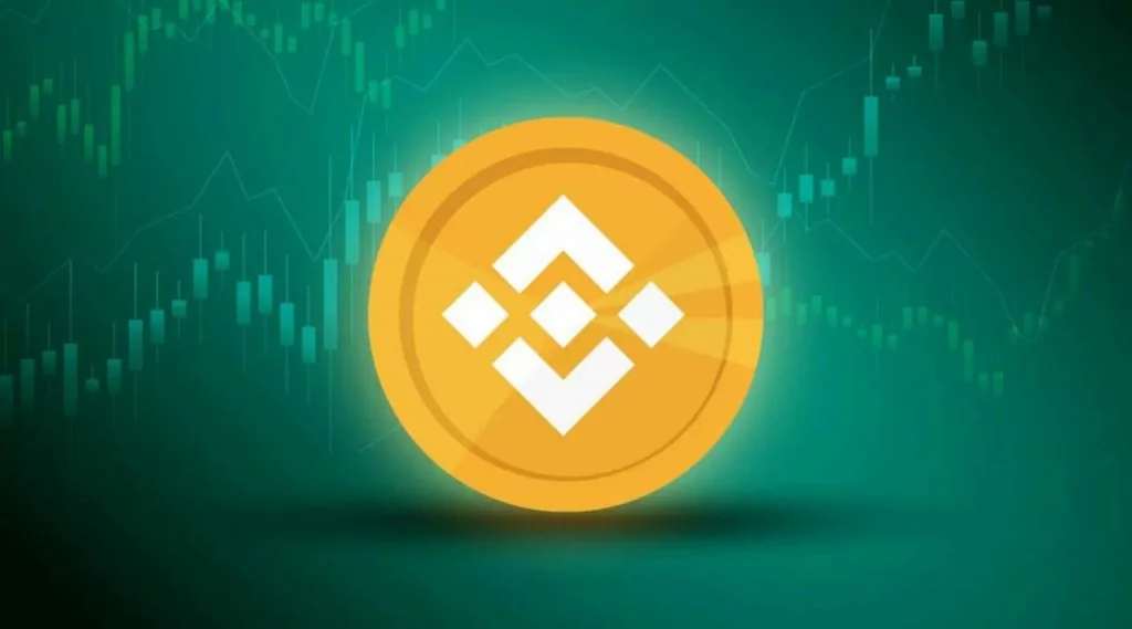 binance coin green