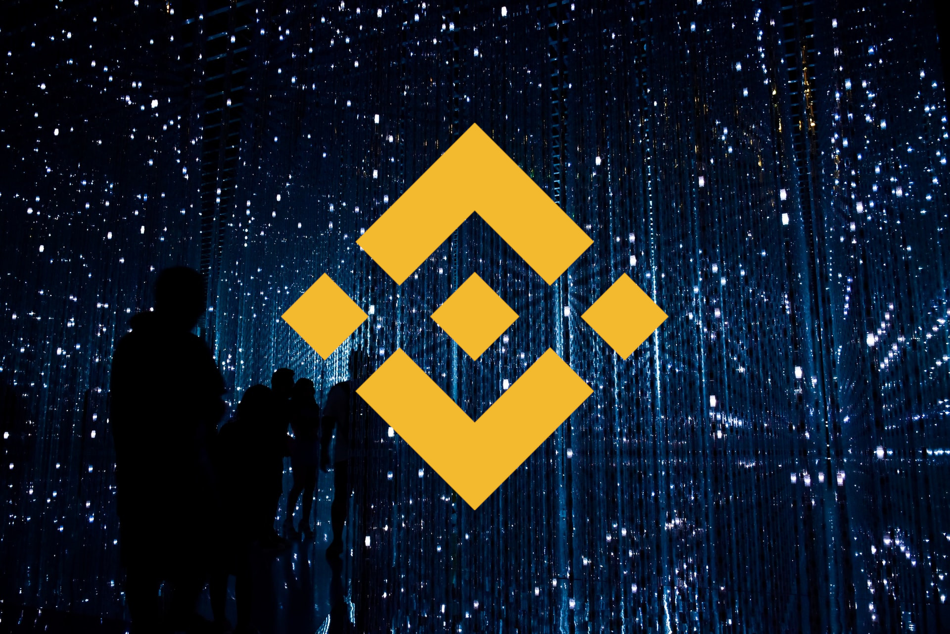 Binance cryptocurrency exchange logo cover