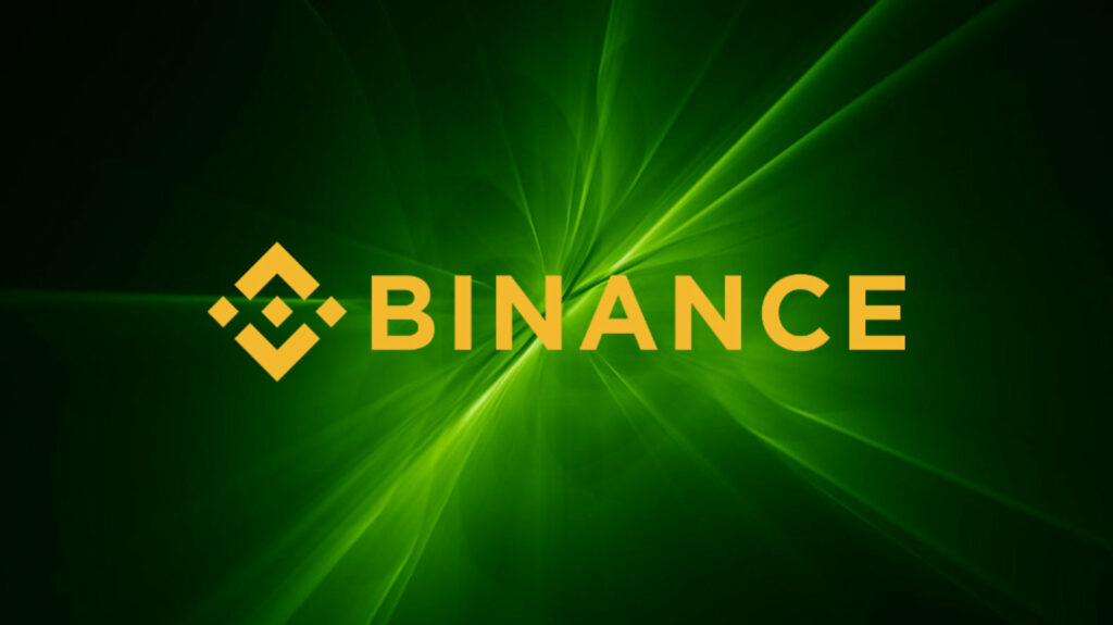 Binance cryptocurrency exchange logo cover