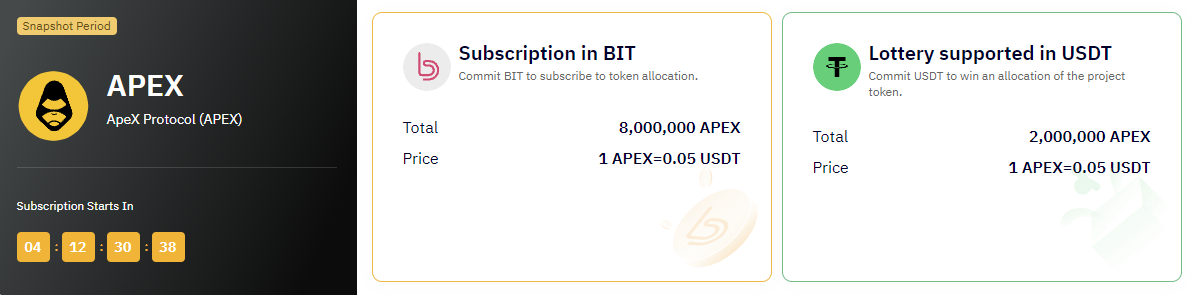 Protocole ApeX sur Bybit Launchpad - Comment investir dans APEX IEO ? - Blog CoinCheckup