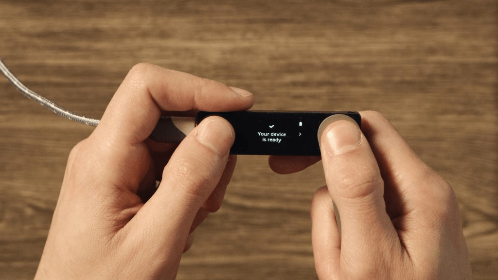 ledger wallet ready to use