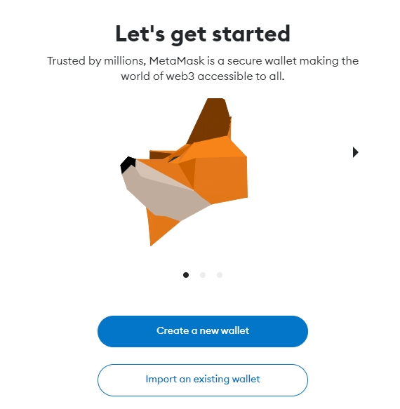 setting up metamask wallet