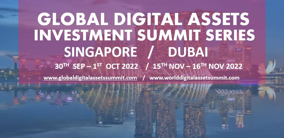 Falcon Business Research annonce la série de sommets mondiaux sur les actifs numériques et l'investissement à Singapour (30 septembre - 1er octobre) et à Dubaï (15 novembre - 16 novembre 2022)