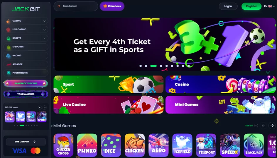 JackBit Casino is one of the best crypto and Bitcoin casinos in September 2024