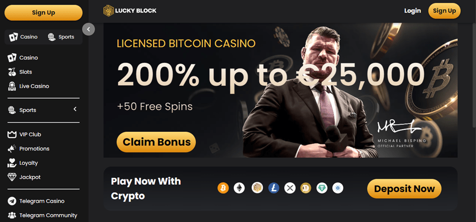 Lucky Block Casino is one of the best crypto and Bitcoin casinos in September 2024