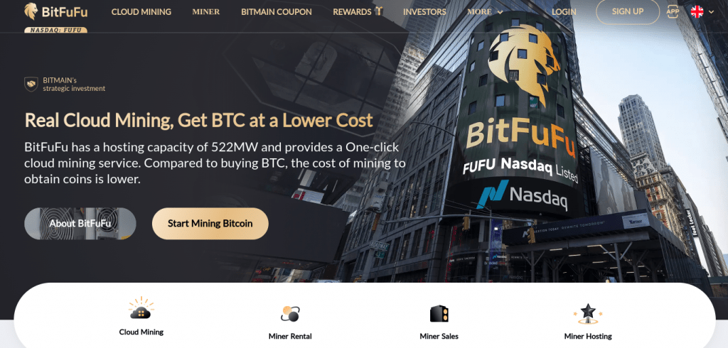 bitfufu home page