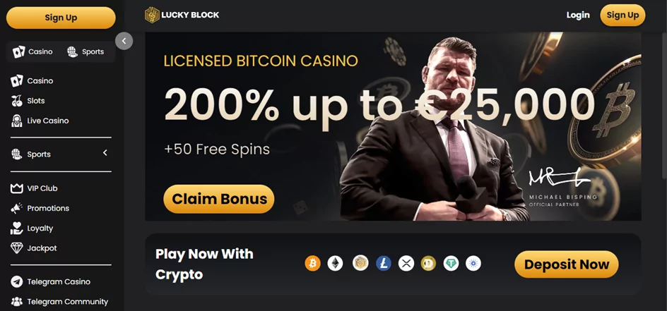 Lucky Block is one of the best crypto and Bitcoin casinos in Canada 2024