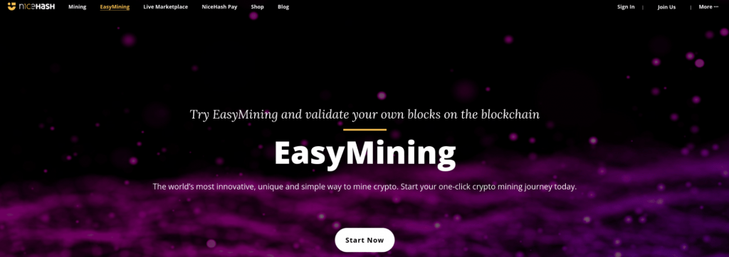 nicehash easy mining