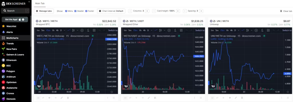 DEX Screener is one of the top 11 DEX Screener Tools in 2024