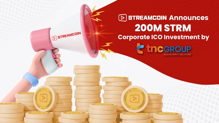 StreamCoin Announces 200M STRM